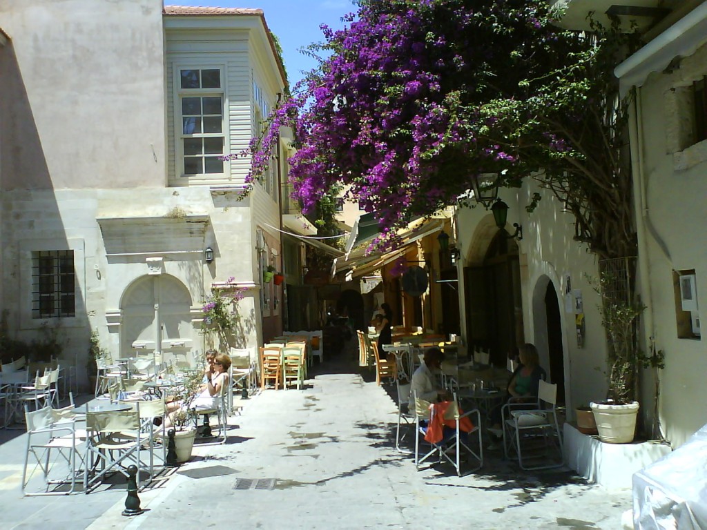 Фото улиц старого города в Ретимно