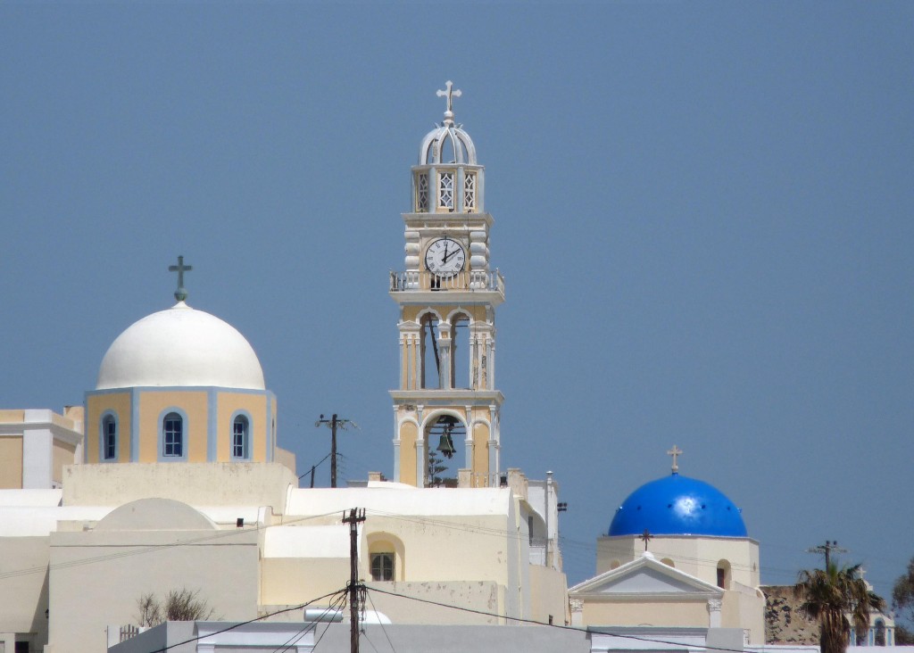 Фото католического Кафедрального собора на острове Санторини