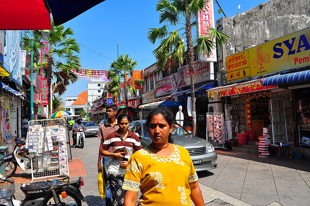 Фото улицы в маленькой Индиина Пенанге. Автор: 